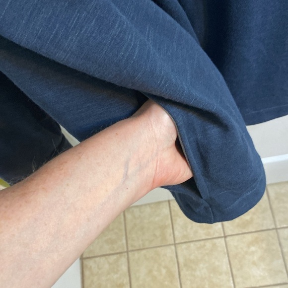 L.L. Bean Shirt Mens XL Tall Blue Explorer Snap Front Shirt Jacket Slightly Fit - Picture 5 of 8